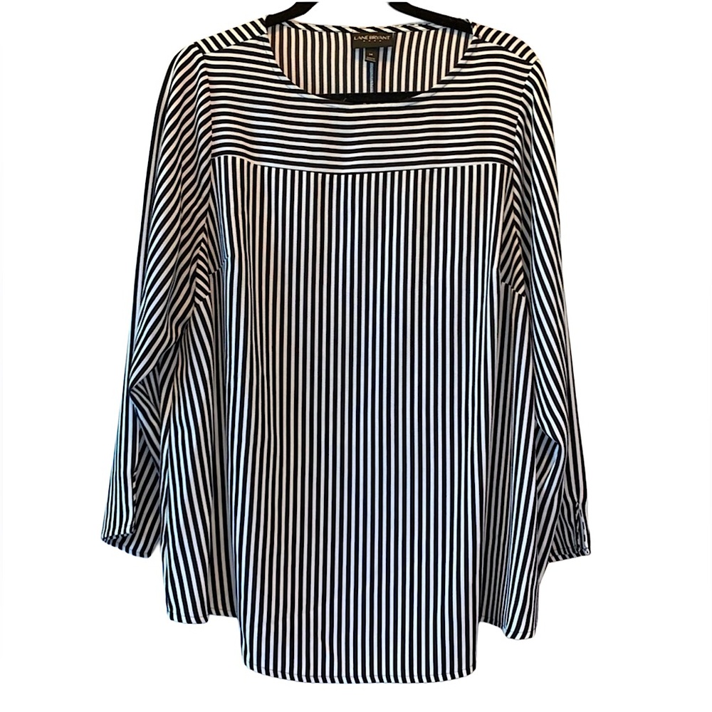 Lane Bryant WOMEN'S striped top size 14